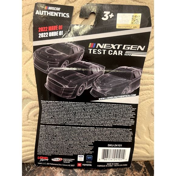 Lionel Racing Nascar Authentic Next Gen Test Car 1:64 Diecast 2022 Wave 1 - Picture 2 of 11